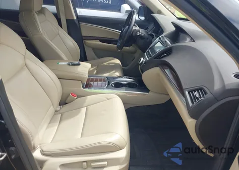 2017 Acura Mdx Technology Package из США, поврежденный, VIN 5FRYD4H51HB015875